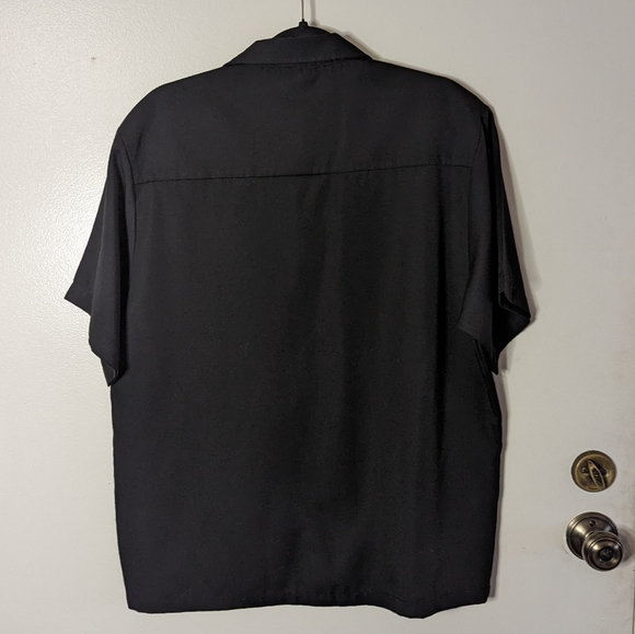 Lucky 13 pinup button down retro sailor Jerry art style missing a button - Picture 8 of 9